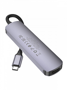 HOCO HB27 концентратор USB (3*USB, PD60W, HDMI)
