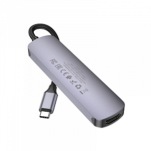 HOCO HB27 концентратор USB (3*USB, PD60W, HDMI)