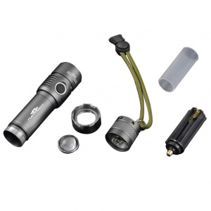 Патриот PT-FLR24 фонарь ручной (1L, 18650.,ZOOM)