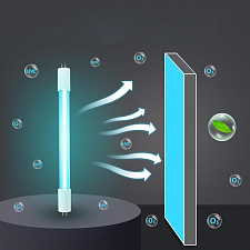 Кварцевая лампа бактерицидная для дома, уф-лампа Огонёк OG-LDP14