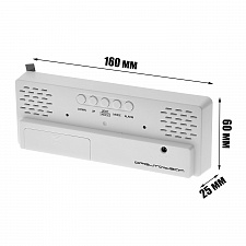 Часы настольные электронные от сети RGB Орбита OT-CLT12 Белые