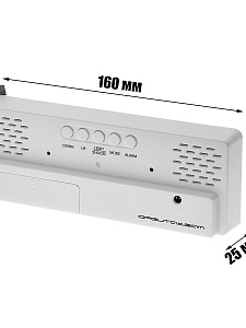Часы настольные электронные от сети RGB Орбита OT-CLT12 Белые