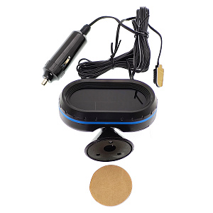 Часы автомобильные с подсветкой, вольтметром и термометром VST 7009V-5