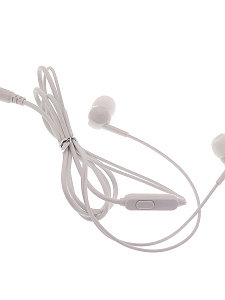Орбита OT-ERG63 Белые наушники-гарнитура (3.5мм) (УПАКОВКА 20ШТ)