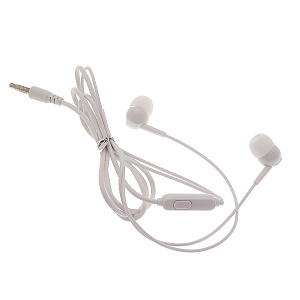 Орбита OT-ERG63 Белые наушники-гарнитура (3.5мм) (УПАКОВКА 20ШТ)