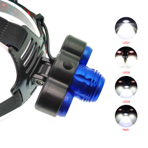 Патриот PT-FLG22 фонарь налобный (3L, 2*18650.,ZOOM)