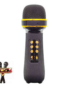 WSTER WS-898 Черный микрофон беспроводной (Bluetooth, динамики, USB)