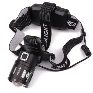 Патриот PT-FLG28 фонарь налобный (1L, 18650, ZOOM)