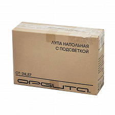 Лампа лупа с подсветкой напольная на колесиках для косметолога Орбита INL87