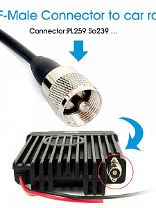 Орбита OT-RCK05 антенна к рации авто (27MHz, магнит, 5м)