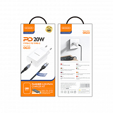 SENDEM OG33 ЗУ с TYPE-C + кабель Type-C -Type-C 1.2м (PD20W, 3000mA)