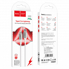 HOCO X66 Белый кабель PD20W (iOS Lighting-TYPE-C) 1м