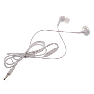 Орбита OT-ERG62 Белые наушники-гарнитура (3.5мм)