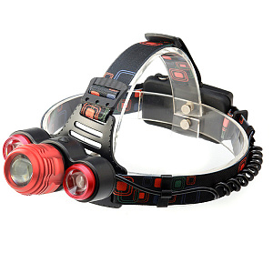 Патриот PT-FLG22 фонарь налобный (3L, 2*18650.,ZOOM)