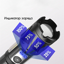 Патриот PT-FLR29 фонарь ручной (3L, 26650.,ZOOM)