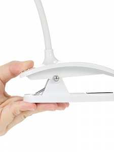 Лупа настольная с подсветкой на гибкой ноге с прищепкой 2 в 1 Орбита OT-INL51