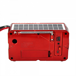 Fepe FP-93-S радиоприёмник аккумуляторный (USB,TF,Bluetooth, солнч. панель)