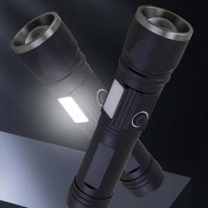 Патриот PT-FLR38R Красный фонарь ручной (1L, 18650.,ZOOM)