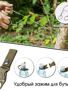 Набор для выживания туристический 9 в 1 Патриот PT-TRS06