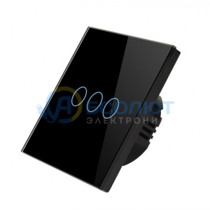 Умный выключатель беспроводной с Алисой трёхклавишный Wi-Fi 10A Орбита OT-HOS12