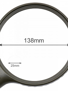 Лупа ручная увеличительная с подсветкой Орбита OT-INL25
