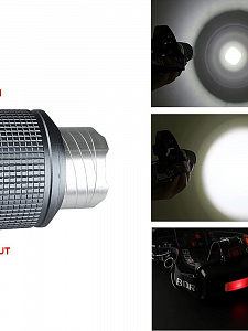 Патриот PT-FLG06 фонарь налобный (1L, 2*18650, ZOOM, Т6)