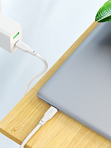 HOCO X93 Белый кабель PD60W (TYPE-C-TYPE-C) 2м