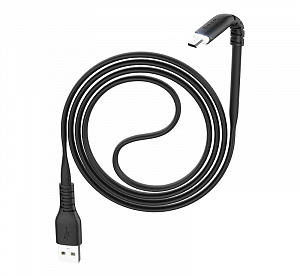 HOCO X44 Черный кабель USB 2.4A (microUSB) 1м