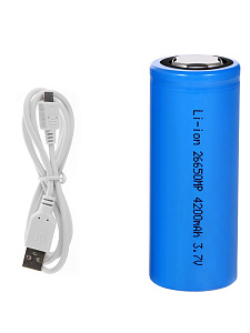 Патриот PT-FLR19 фонарь ручной (1L, 26650.,ZOOM)