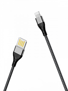 BOROFONE BU11 Черный кабель USB 2.4A (iOS Lighting) 1.2м