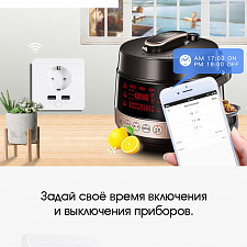 Умная розетка с USB Wi-Fi 16A Орбита OT-HOS15