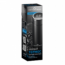 Термос для чая с датчиком температуры биосталь на 500 мл Огонёк OG-HOG06