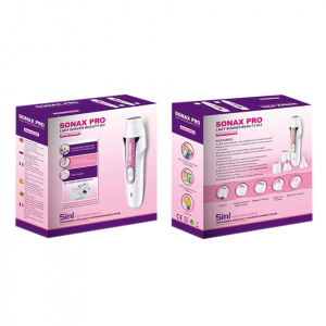 Sonax PRO SN-8822 Фиолетовый набор для стрижки (5 в 1)