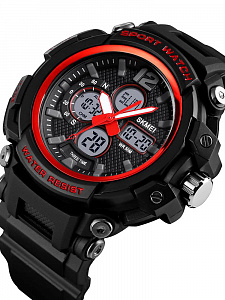 Skmei 1498 Черные/Красный часы наручные детские