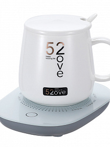 Подставка под кружку с подогревом 220В Огонёк OG-HOG03