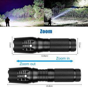 Следопыт ST-FLR06 фонарь ручной (18650,ZOOM)