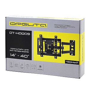 Кронштейн для телевизора настенный поворотный до 40 дюймов Орбита OT-HOD09