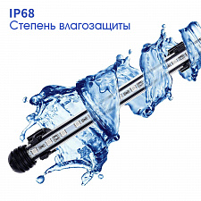 Светильник лампа для аквариума светодиодная RGB Огонек OG-LDP03 (180мм)