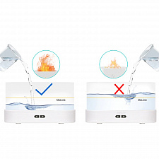 Огонек OG-HOM06 Черный увлажнитель воздуха (180мл,USB,RGB)