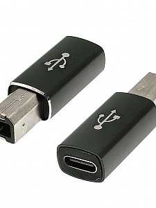 Орбита OT-PCC31 переходник (штекер USB-В 2.0 - гнездо TYPE-C)