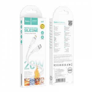 HOCO X97 Белый кабель PD20W (iOS Lighting-TYPE-C) 1м