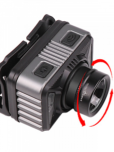 Патриот PT-FLG32 фонарь налобный (3L, аккум, дат.движ)