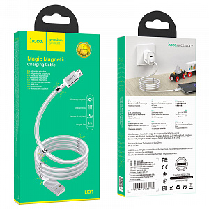 HOCO U91 кабель USB 2.4A (microUSB) 1м