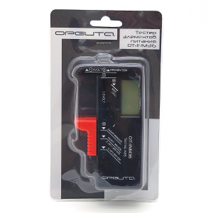 Тестер, измеритель напряжения батареек и аккумуляторов с LCD дисплеем Орбита OT-INM36