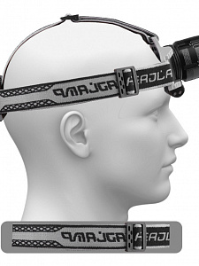 Патриот PT-FLG42 фонарь налобный (1L, 2*18650, ZOOM)