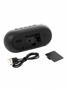 Часы электронные настольные от сети с будильником VST 712-2 Зелёные