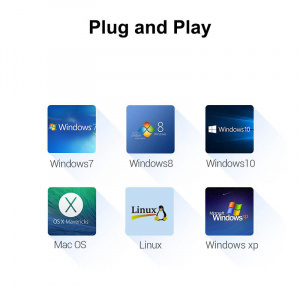 USB HUB 3.0, разветвитель USB на 4 порта Орбита OT-PCR17