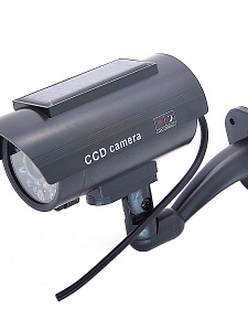 Муляж камеры видеонаблюдения с солнечной панелью со светодиодом Орбита OT-VNP20