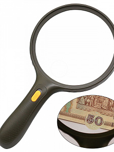 Лупа ручная увеличительная с подсветкой Орбита OT-INL20