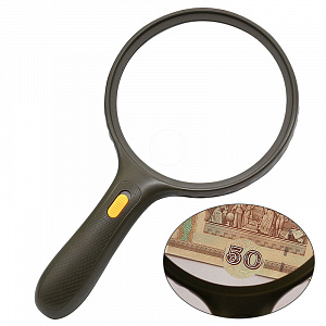 Лупа ручная увеличительная с подсветкой Орбита OT-INL20